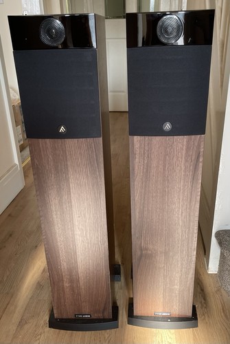 Fyne audio f302 walnut floor - walnut,
