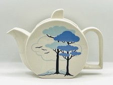 Swineside Teapottery Small Tea Pot / Vintage / Chip In The Lid / Collectible