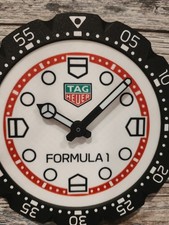A Quartz Poweres Silent Movement Wall Clock Inspired By F1 And TAG Heuer