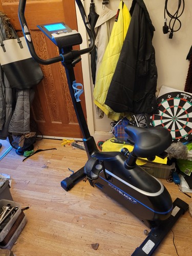 Roger black gold exercise bike - gold,