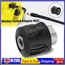 M22 Adapter High Pressure Washer Gun Hose Pipe Quick Connector for Karcher Serie