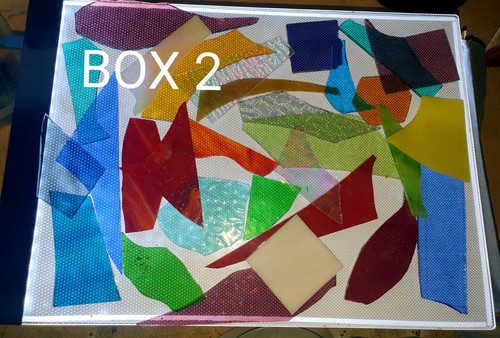 Stained glass offcuts for - stained,