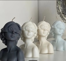 Elegant Blindfolded Woman Face