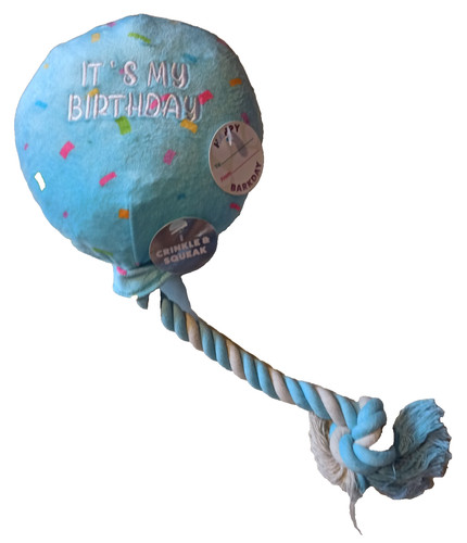Dog pet toy blue happy - dog,