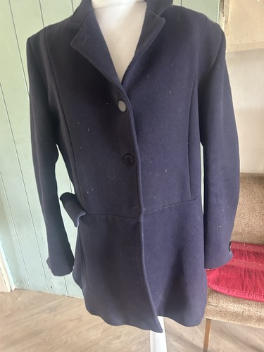 Ladies navy wool frock hunt - ladies,