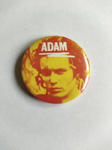 Vintage adam ant 1980 pin - vintage,