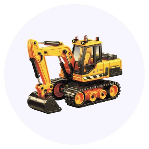 Toy excavator digger - 24, 'toy