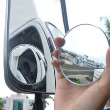 95mm Blind Spot Mirror Round Convex Wide Angle Rear View Mirror For Car Vehicle,