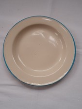 Vintage enamel metal plate