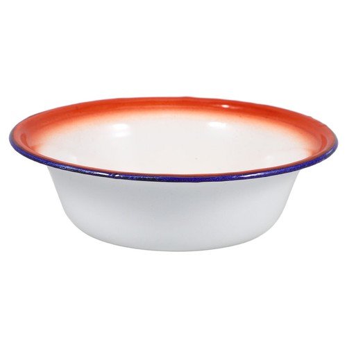 Antique enamel mixing bowl - antique,