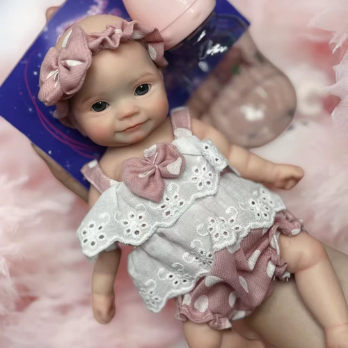 25cm reborn silicone baby girl - silicone,