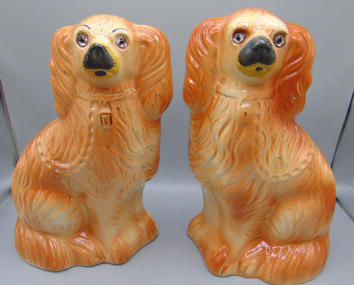 Pair antique staffordshire - of,