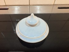 Denby Blue Linen Spare Lid For Sugar Bowl / Jam Pot