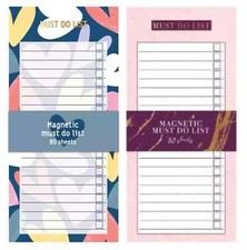 Magnetic Shopping Pad Notepad To Do List Fridge Magnet 80 Sheets Memo Planner