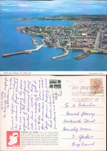 Aerial view bangor down - bangor,