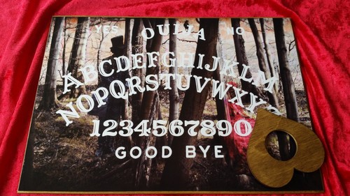 Wooden ouija board bizarre - wooden,