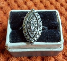 Vintage Small Silver Marcasite