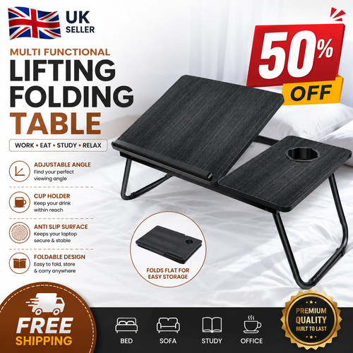 Folding laptop table stand - folding,