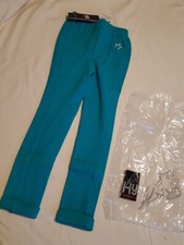 HY Performance Zeddy Tots Jodhpurs Turquoise size XXL