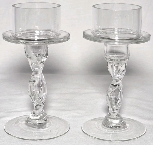 Lot clear glass - glass, twisted