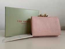 Ted Baker small genuine Purse pink Leather Brand New BOX tags