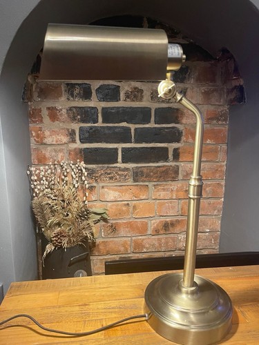 Vintage brass effect bankers - brass,