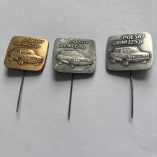 Three Polski Fiat 125p Metal