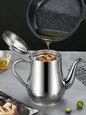 1pc Stainless Steel Oil Pot