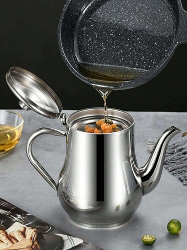 1pc stainless steel oil pot - 1pc,