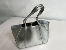LK Bennett silver leather tote