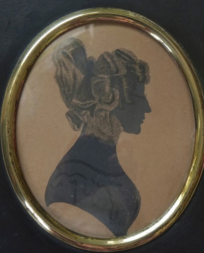 Antique georgian silhouette - antique,
