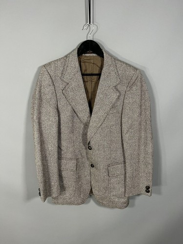 Tweed jacket blazer 40r - tweed,