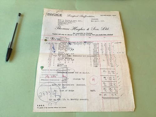 Thomas hughs son ltd - &,