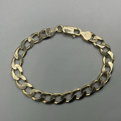 9ct yellow gold curb - , chain