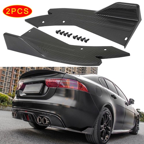 Carbon rear bumper lips - rear,