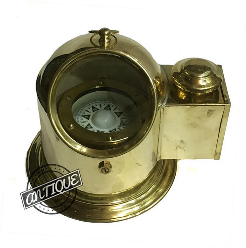 Solid brass binnacle gimbals - brass,