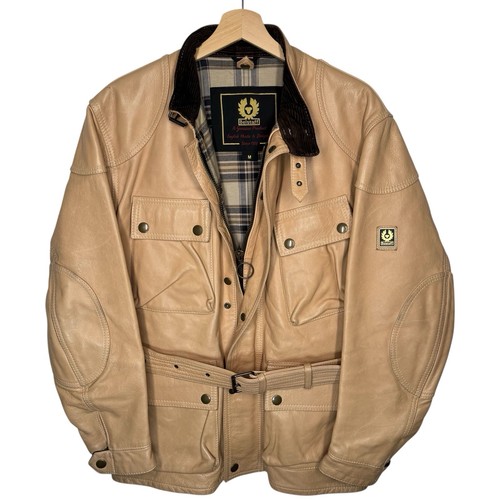Belstaff panther leather biker - belstaff,