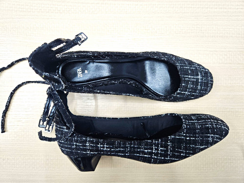 Zara women black white - black,