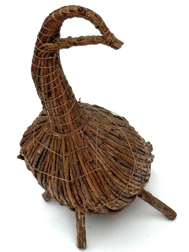 Vintage tamarack goose decoy - vintage,