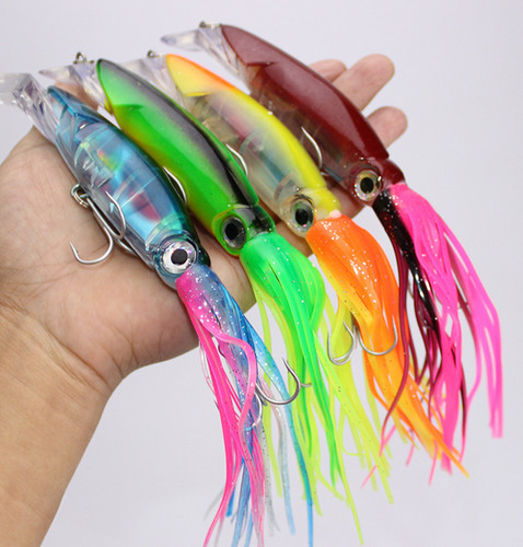 4pcs lot octopus squid jig - octopus,