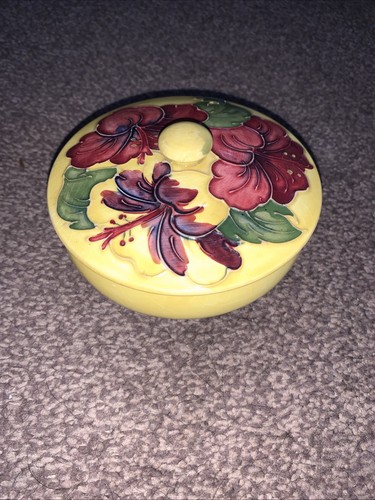 Moorcroft hibiscus pattern - hibiscus,