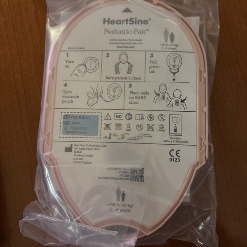 Heartsine pad pak pediatric - heartsine,