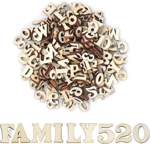 Unpainted wooden letters for - unpainted,