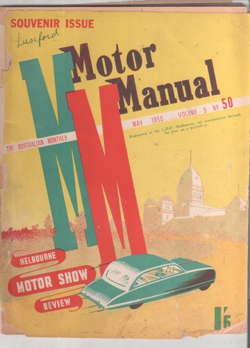 Motor manual 1950 - manual,