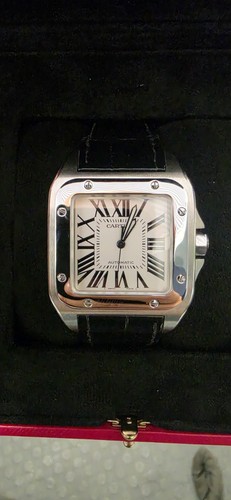 Cartier santos 100 watch - xl,