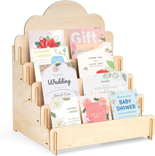 Tier greeting card display - greeting,