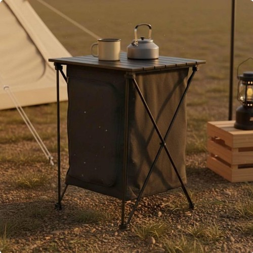 Folding camping wardrobe - folding,