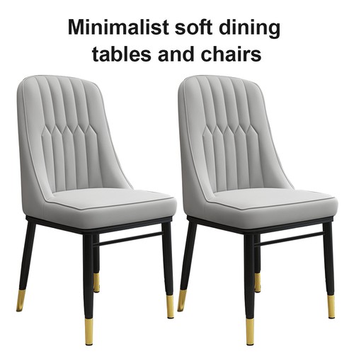 2pcs stable grey faux - faux, leather