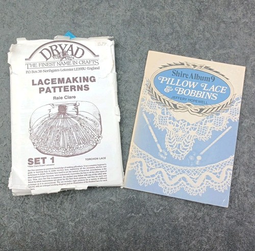 Pillow lace bobbins and - lace, &