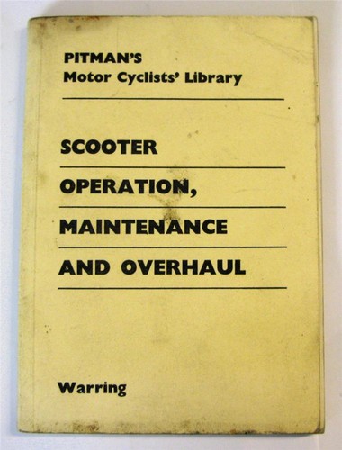 Scooter maintenance pitmans - scooter,